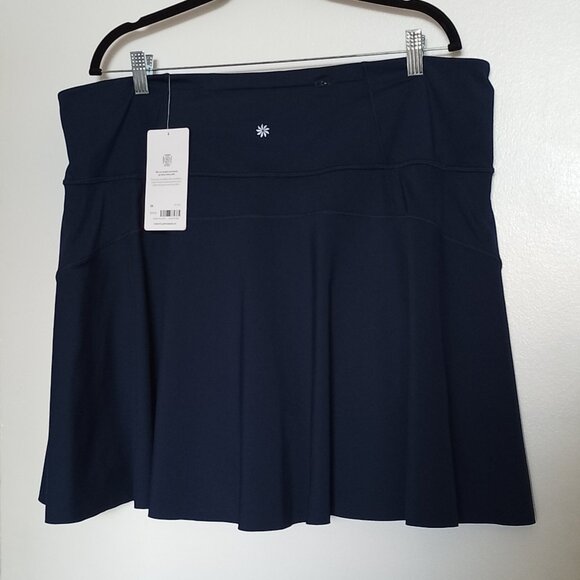 Athleta Womens’ Ace Skort 15.5”, Skater Skirt, Navy Blue, Sz. 2X, NWT - Picture 2 of 12